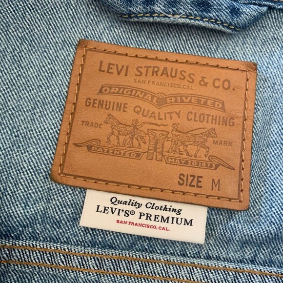 Levi's Premium Trucker Jacket M - Picture 3 of 5